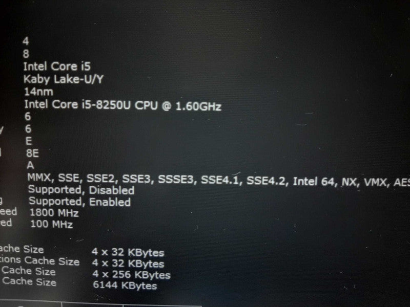 Dell Latitude 5490 14\\" i5-8250U 1.60GHz 8GB DDR4 256GB NVme $
