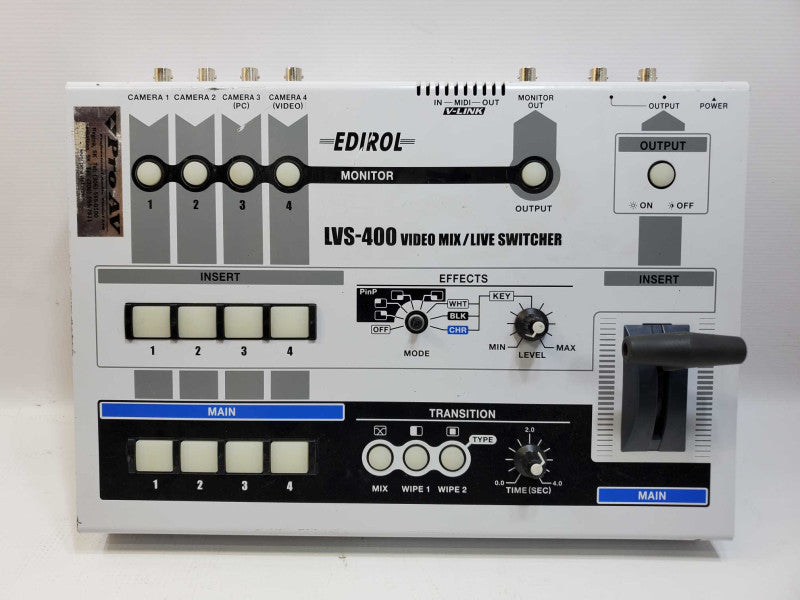 Roland Corp Edirol LVS-400 Video Mixer Live Switcher [Read] (