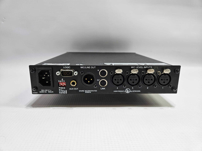 Shure SCM410 Quad Four-Channel Automatic Mixer 4-Channel )