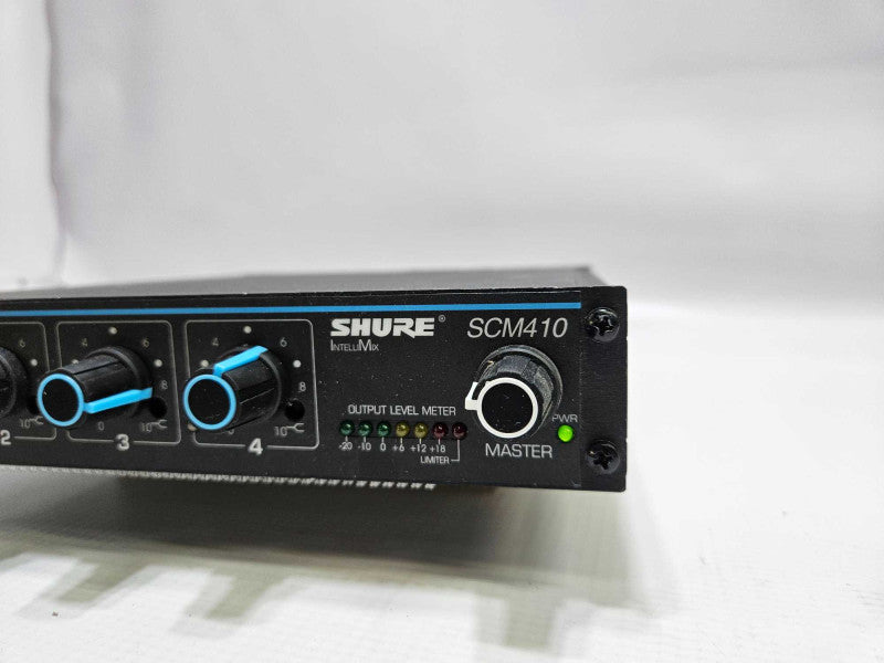 Shure SCM410 Quad Four-Channel Automatic Mixer 4-Channel )