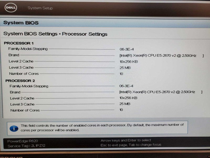 Dell PowerEdge R620 2x Xeon E5-2670 v2 @ 2.5GHz 32GB DDR3 4x 2.5\\" No HDD/RAID (
