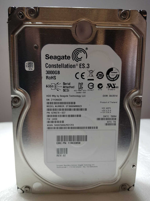 3TB SAS 3.5\\" 7.2k 6 GBPS HDD SEAGATE CONSTELLATION  Q