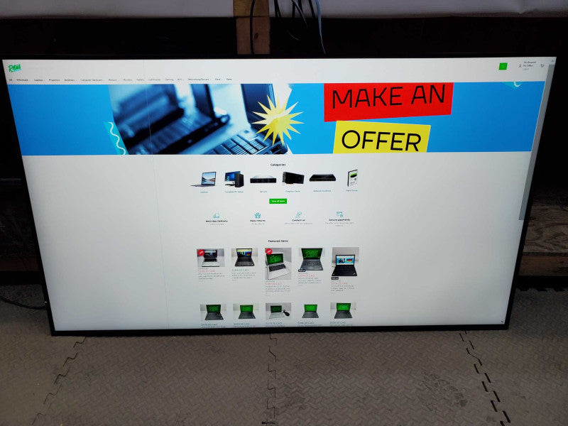 LG Uh5fh 65\\" 4K 3840 X 2160 Pixels Ultra HD Resolution Ips 8Ms 3X Hdmi (