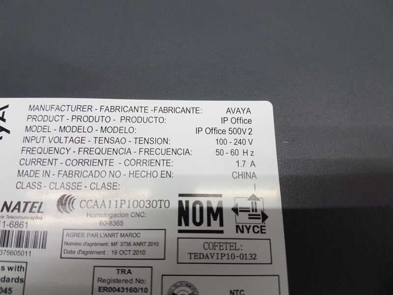 Avaya IP Office 500 V2 Controller 4x AVAYA IP 500 COMBO CARD #
