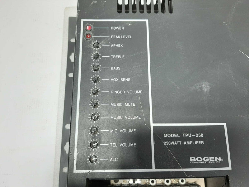 Bogen TPU250 Telephone Paging Amplifier 250W READ Q$