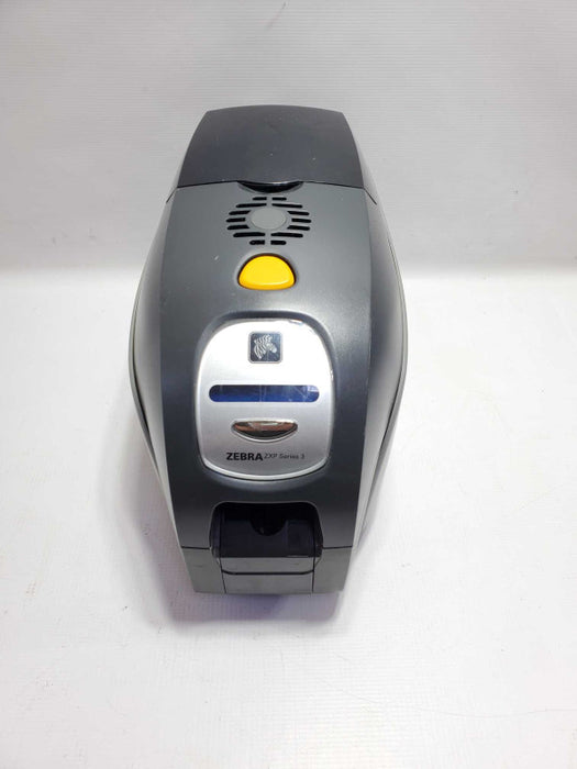 Zebra ZXP Series 3 Double-sided ID Card Printer Ethernet USB, NO AC Adapter ~