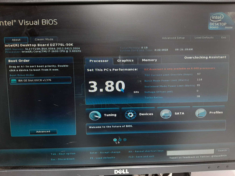 Custom Desktop i7-2600 @ 3.4GHz 8GB DDR3 No HDD Q$