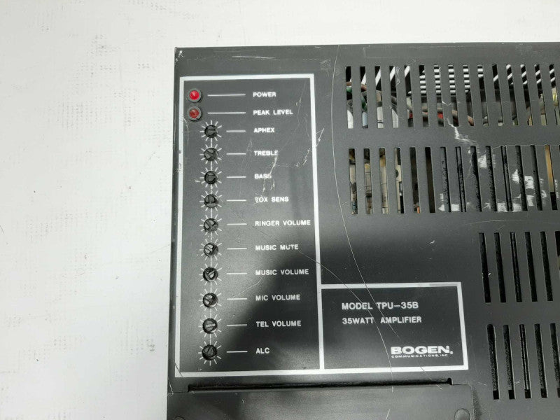 Bogen TPU35B Telephone Paging Amplifier 35W READ $