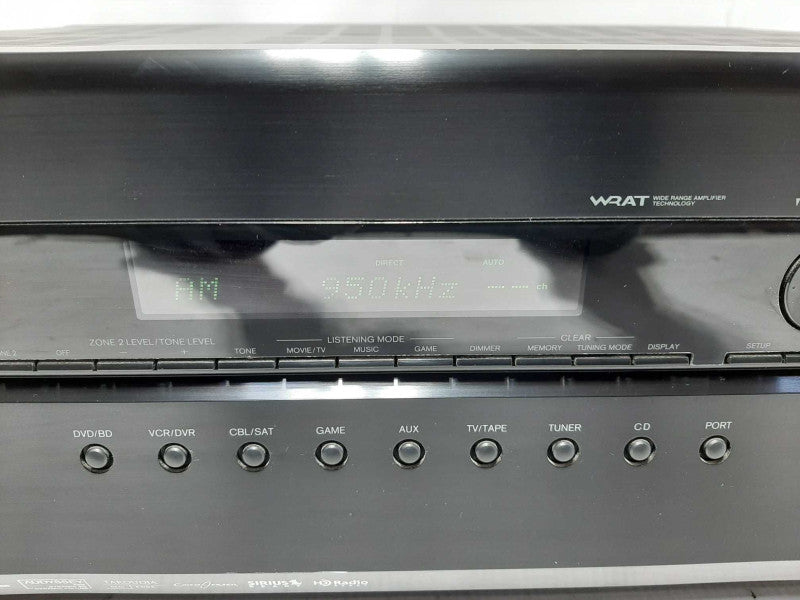 Onkyo TX-SR607 7.2Ch 630W HDMI Sirius Dolby Surround Home Theater WRAT READ $