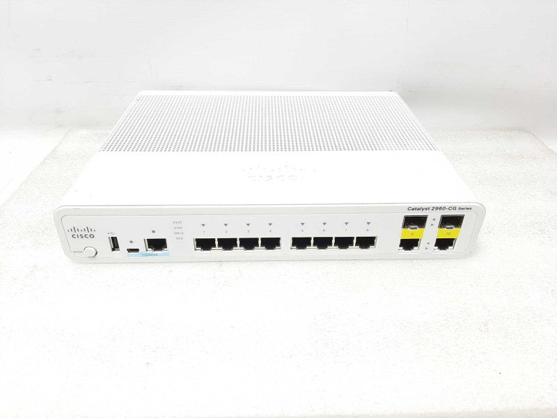 Cisco Catalyst 2960-CG WS-C2960CG-8TC-L 10 Port Managed Gigabit Switch $