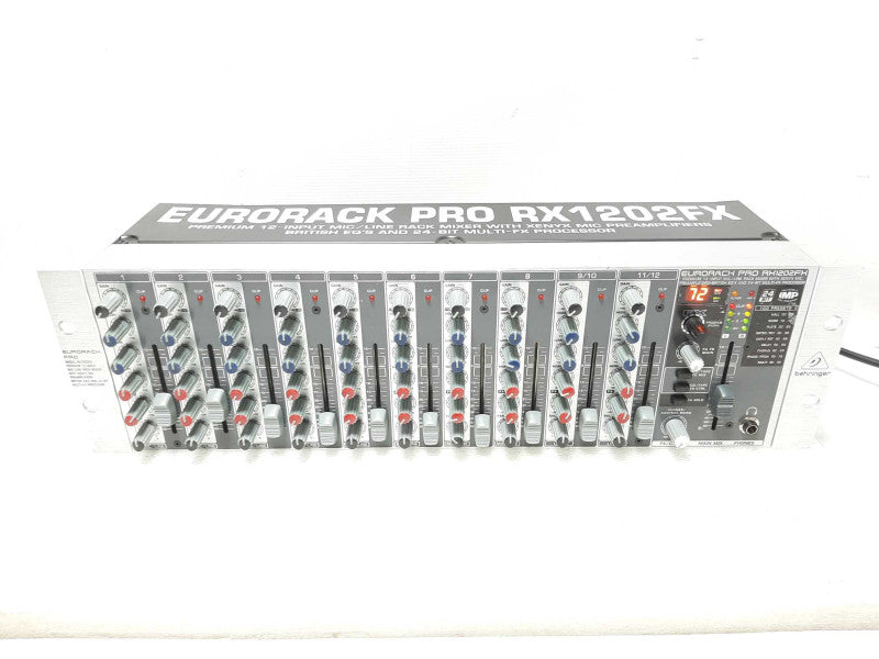 Behringer Eurorack Pro RX1202FX Rackmount Mixer READ $