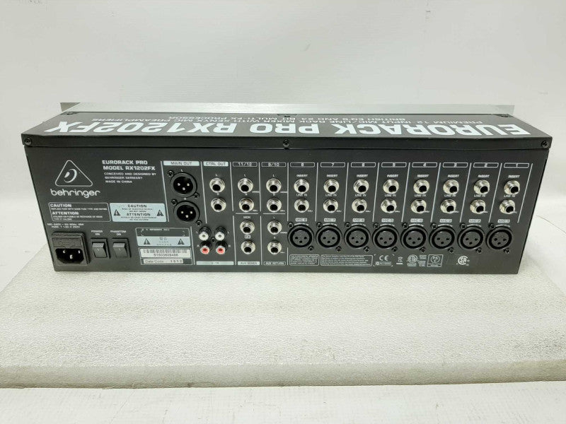 Behringer Eurorack Pro RX1202FX Rackmount Mixer READ $