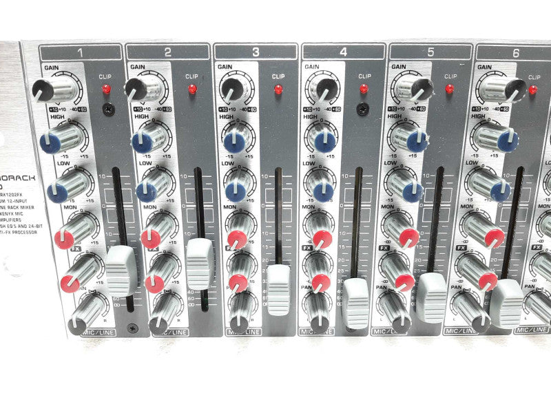 Behringer Eurorack Pro RX1202FX Rackmount Mixer READ $
