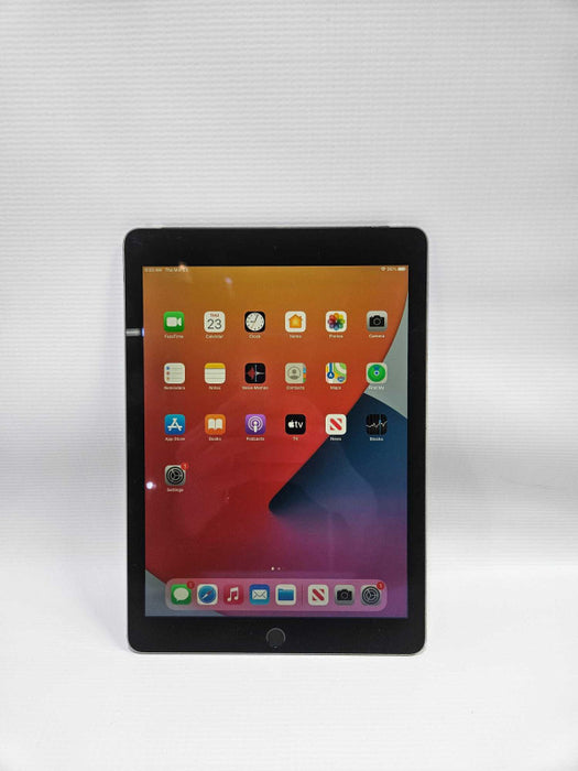 Apple iPad Air 2 128 GB WiFi Only A1567 Silver Tablet  )