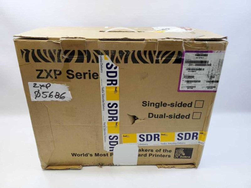 Zebra ZXP Series 3 ID Card Printer Ethernet USB Z31-0M000200US00 (