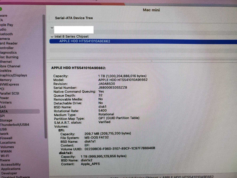 Mac Mini 2014 Core i5-4308U @ 2.8GHz 8GB DDR3 1TB HDD [A1347] (