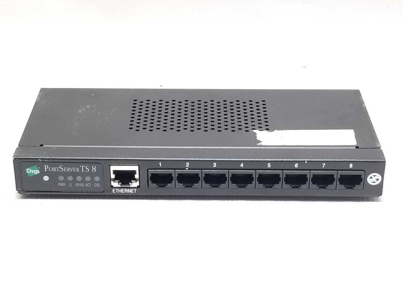 Digi PortServer TS 8 8-Port Ethernet Data Networking Terminal Server 50001208 _