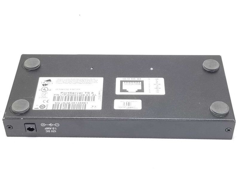 Digi PortServer TS 8 8-Port Ethernet Data Networking Terminal Server 50001208 _