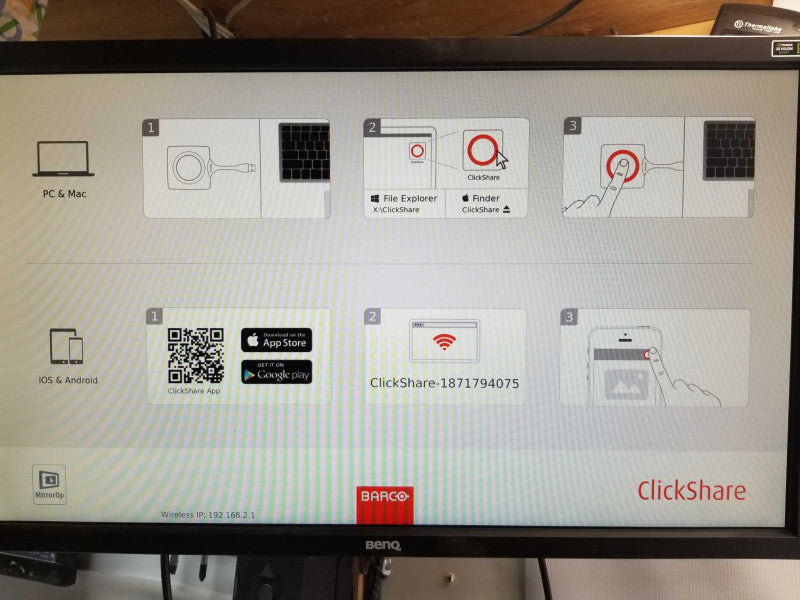 Barco ClickShare CS-100 Wireless Conference Presentation System R9861510 READ _