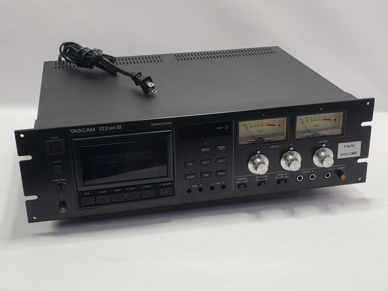 Tascam 122 MKIII Rackmount Cassette Deck (AS-IS) |