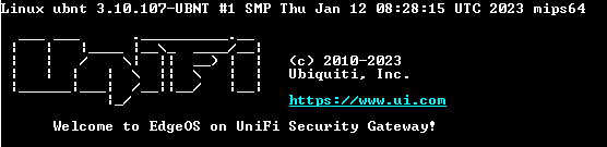 Ubiquiti Networks UniFi USG Security Gateway. Factory Reset  !