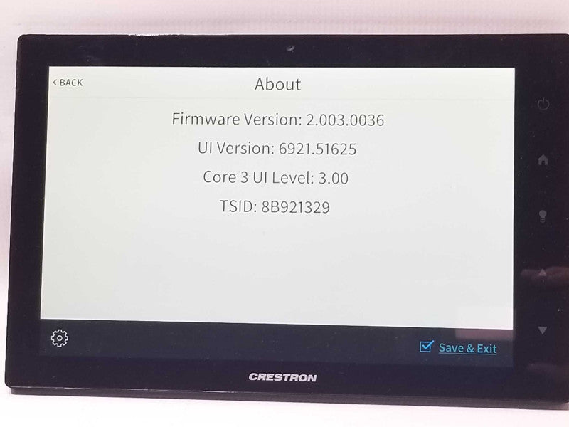 Crestron TSW-1060-B-S 10.1 Touch Screen - Black - W/ TTK Stand  _