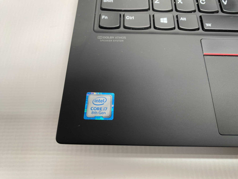 Lenovo ThinkPad X1 Carbon 7th gen with i7-8565U CPU 16GB RAM & 256GB SSD  -