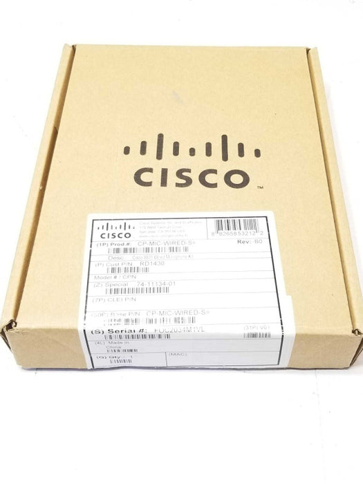 New Open Box Cisco CP-MIC-WIRED-S Wired Microphone Kit for CP-8831 Phone _