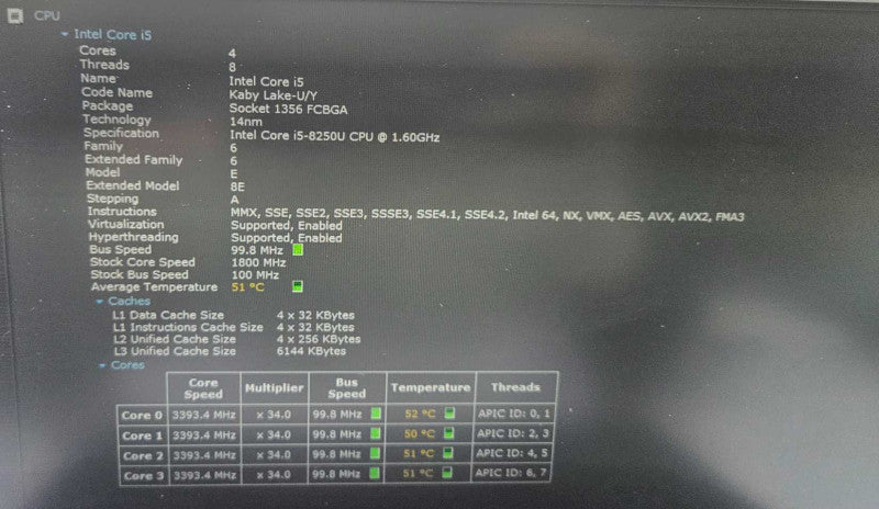Asus ZenBook UX430U i5-8250U 16 GB RAM 500 GB SSD )