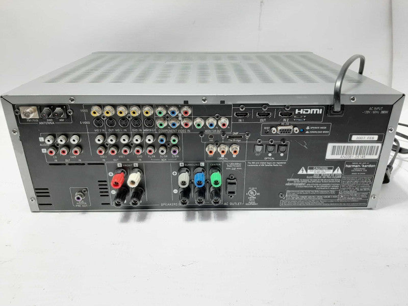 Harman Kardon 5.1 Channel Receiver Model AVR 147 No remote control. $