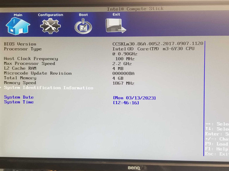 Intel STK2M364CC Compute Stick Core M3-6Y30 0.9GHz 4GB RAM 64GB SSD, W/ AC Q_