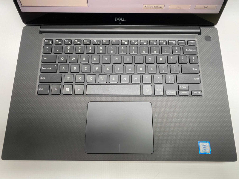 DELL XPS 15 9570 with i9-8950HQ CPU 4GB RAM NO Storage 4K TouchScreen READ  -