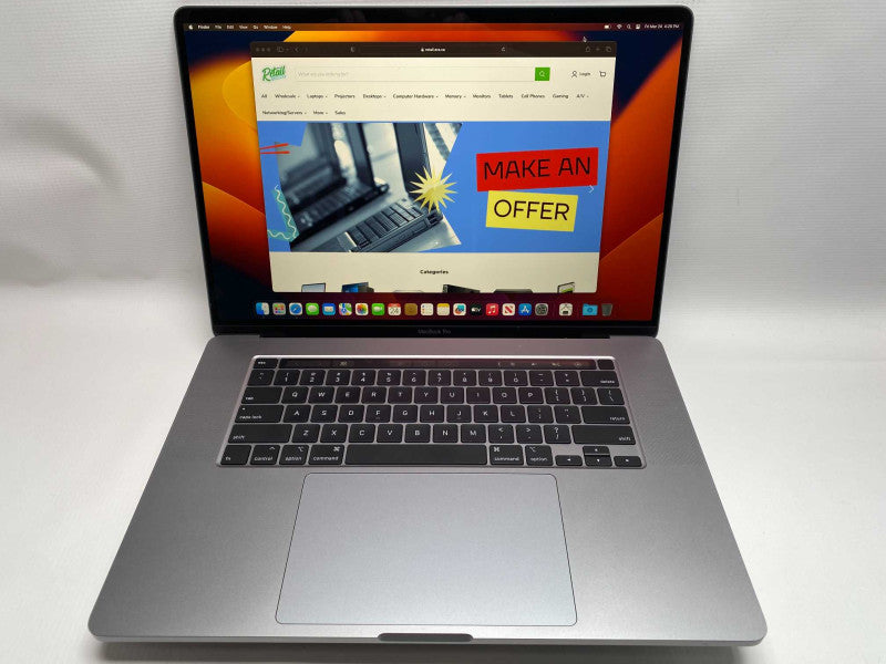 MacBook Pro 2019 16-inch TouchBar with i7 CPU 16GB RAM & 500GB Storage  -