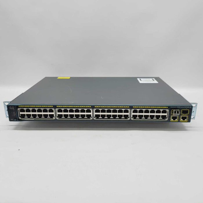Cisco Catalyst WS-C2960+48PST-S 48 Port FE PoE 2 T/SFP 1G Network Switch =