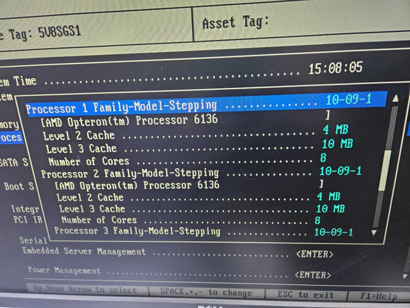 Dell PowerEdge R815 4x AMD Opteron 6136 256GB RAM 2x PSU )