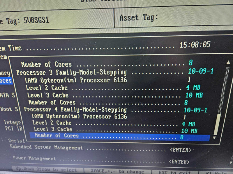 Dell PowerEdge R815 4x AMD Opteron 6136 256GB RAM 2x PSU )