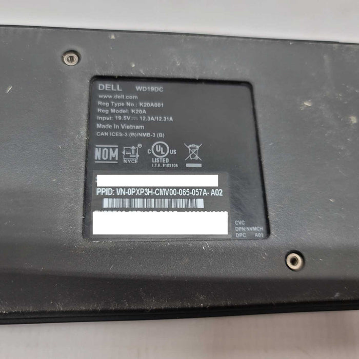 Dell WD19DC Performance Docking Station with 240W Power Supply K20A001 =