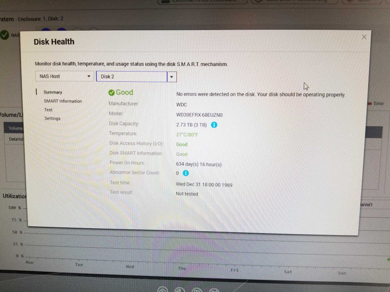 QNAP TS-453 Pro NAS 4 Bay with 2x 3TB HDDs, HDMI, Factory reset _