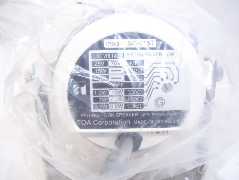 TOA Electronics 15W Paging Horn Speaker * Q*