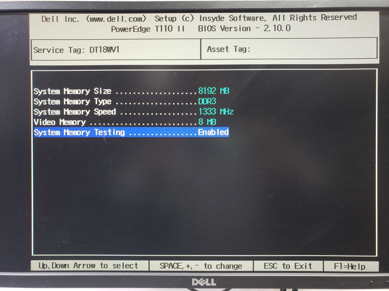 Dell PowerEdge T110 II 1x Xeon E3-1220 v2 @ 3.10GHz 8 GB RAM )