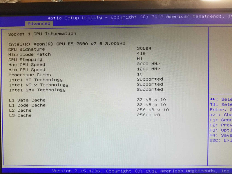 Supermicro X9DRG-QF 2x Xeon E5-2690 V2 3.0GHz 10C, 256GB DDR3, 2x PSU _