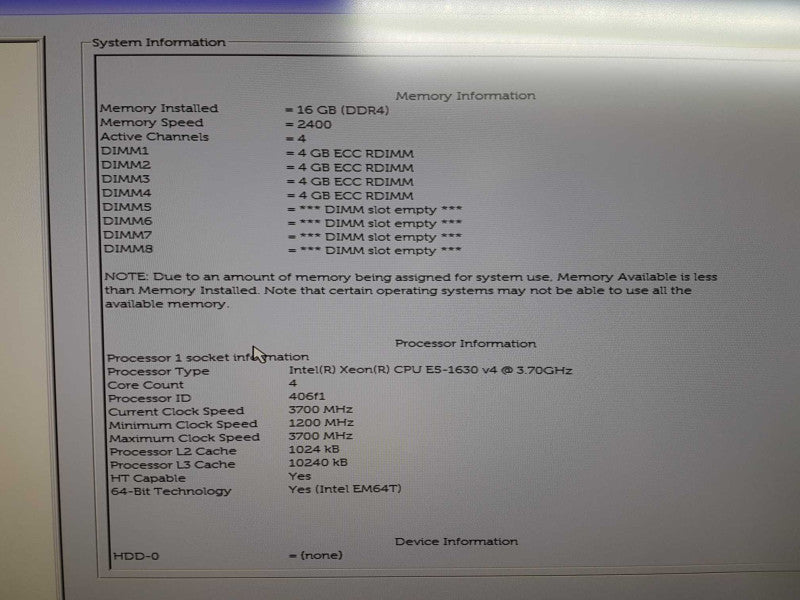 Dell Precision T5810 Xeon E5-1630 V4 @ 3.70ghz / 16gb ram / Quadro M2000 GPU  #