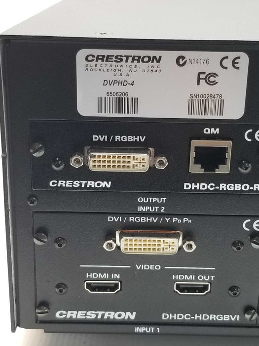 Crestron DVPHD-4 High-Definition Digital Video Processor w/ 3 Cards READ _