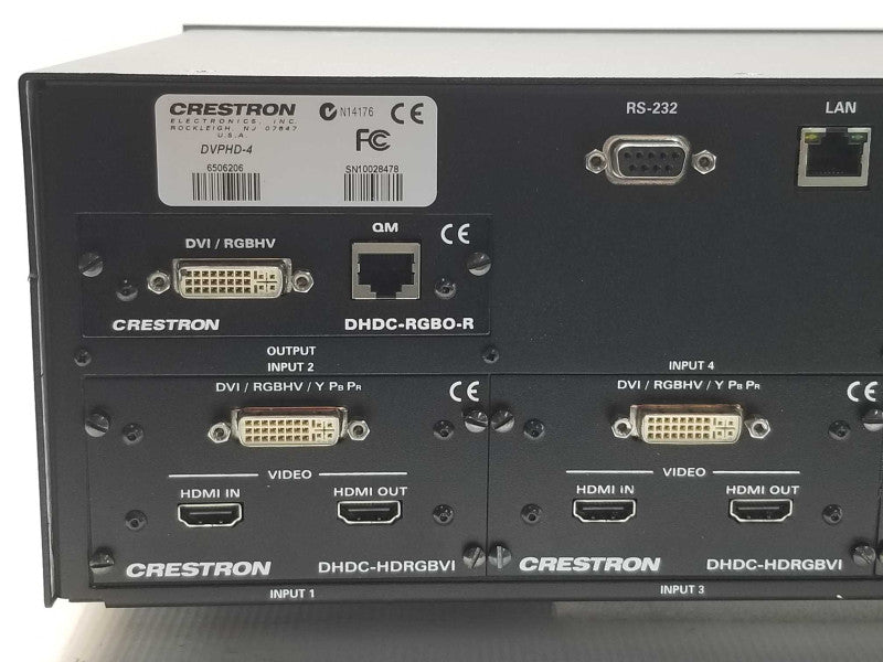 Crestron DVPHD-4 High-Definition Digital Video Processor w/ 3 Cards READ _