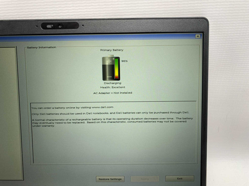 DELL latitude 5400 with i7-8665U CPU 8GB RAM & 256GB SSD Storage -