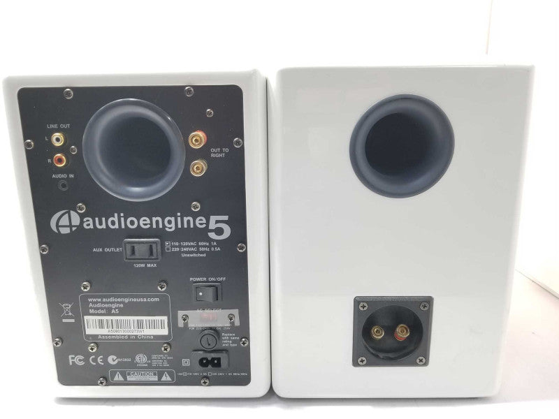 Audioengine A5 Powered Bookshelf Speaker TESTED EB-10404 _
