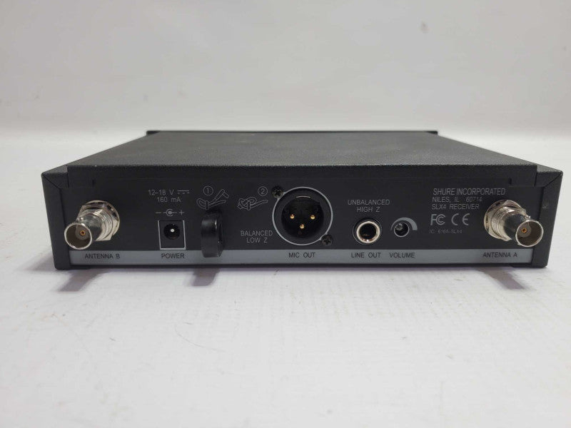 Shure SLX4-H5 Wireless Receiver with Bracket 638-662 Mhz ~