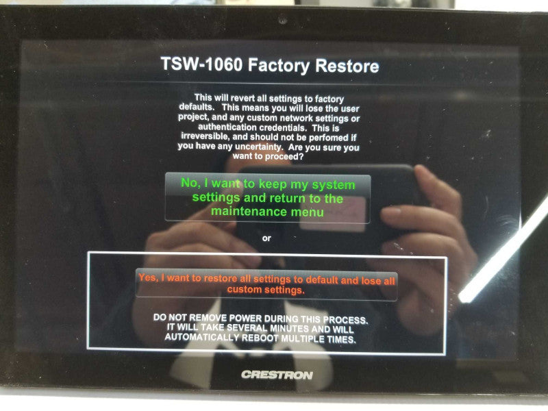 Crestron TSW-1060 10.1 Touch Screen - Black - W/ TTK Stand  _