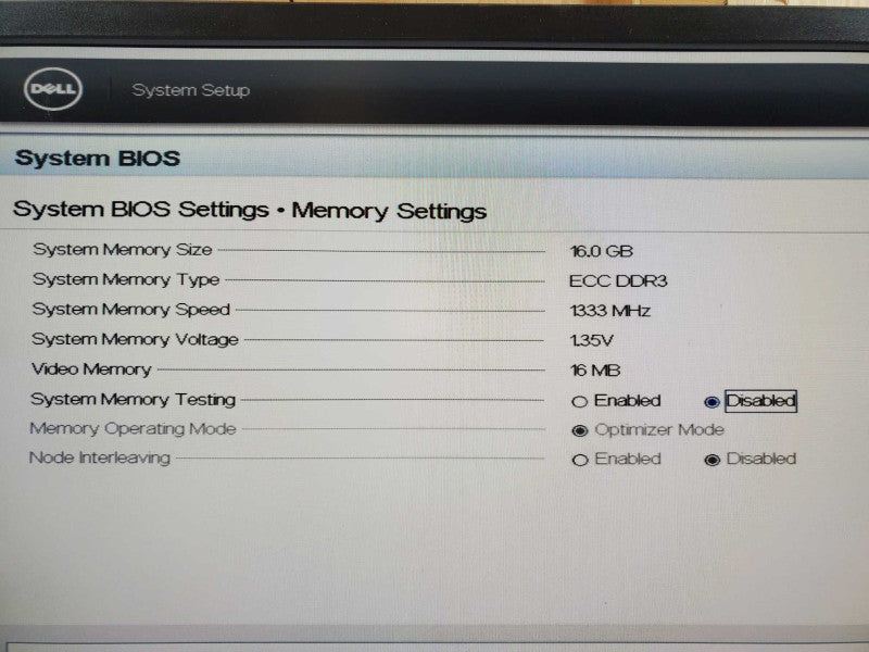 Dell PowerEdge T320, Intel Xeon E5-2440 v0 @ 2.40GHz, 16GB DDR3 ~ ~
