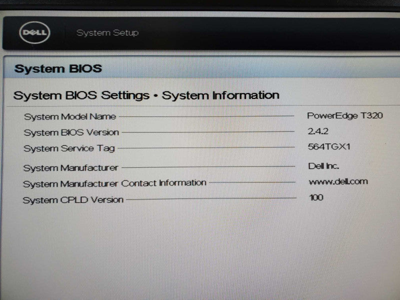 Dell PowerEdge T320, Intel Xeon E5-2440 v0 @ 2.40GHz, 16GB DDR3 ~ ~